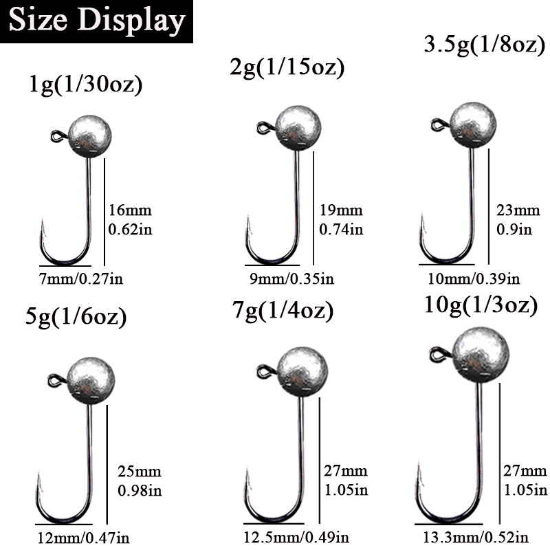 10pcs/lot Jig Head Fishing Hoo - đánh giá và giá Fishing Hook Barbless