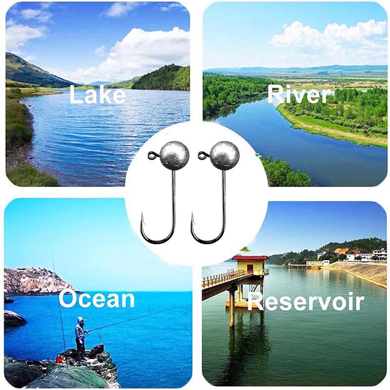 10pcs/lot Jig Head Fishing Hoo - đánh giá và giá Fishing Hook Barbless