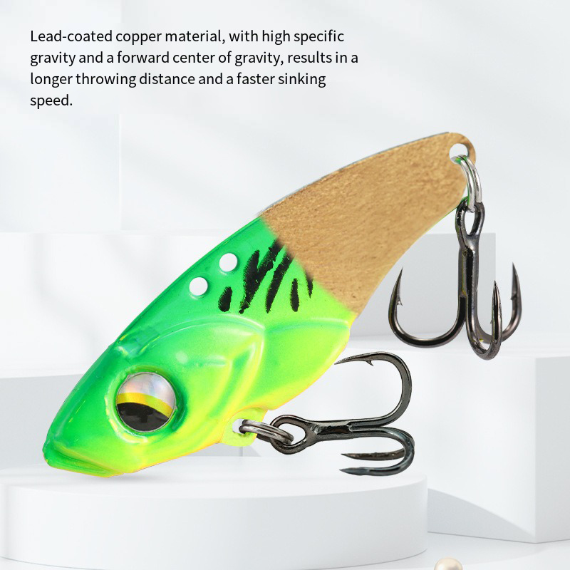 Metal VIB Fishing Lure Hard Vi - đánh giá và giá Fishing Hook Treble