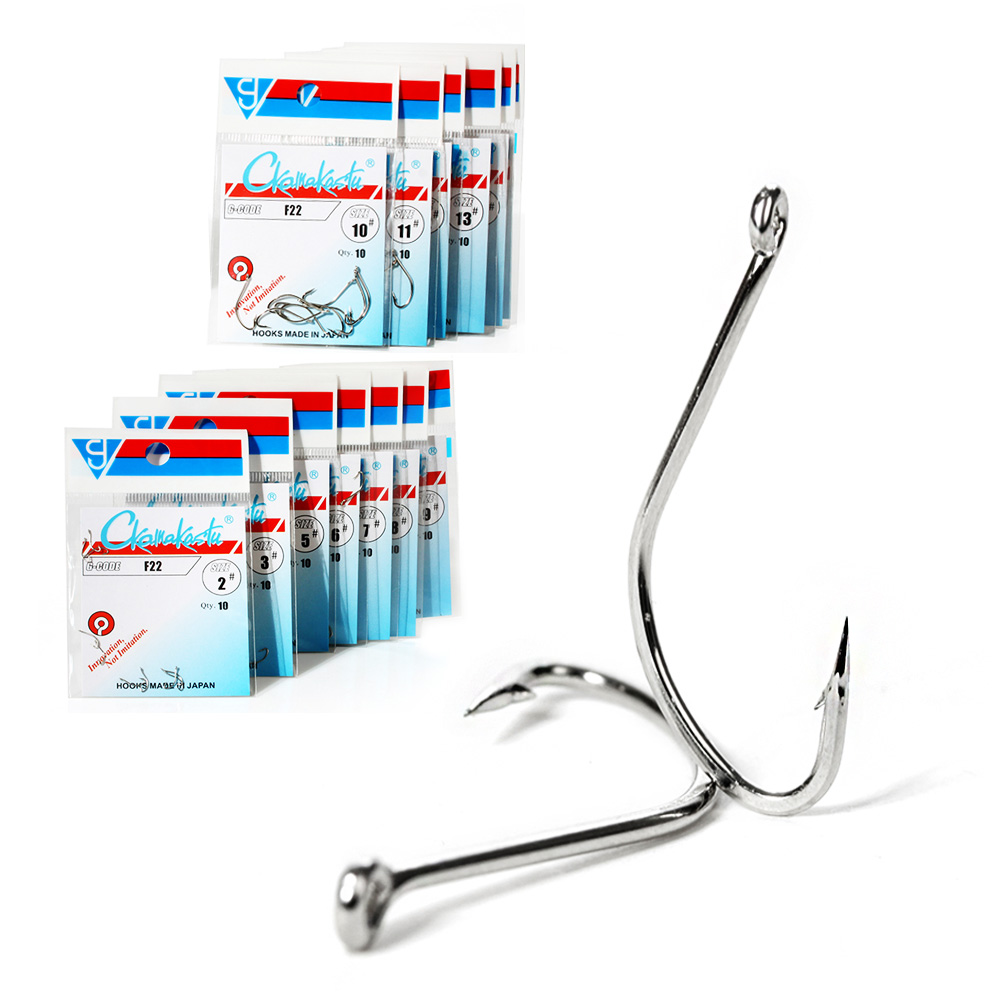 Ckamakastu F22 Trắng Nước Mặn  - đánh giá và giá Fishing Hook Barbless