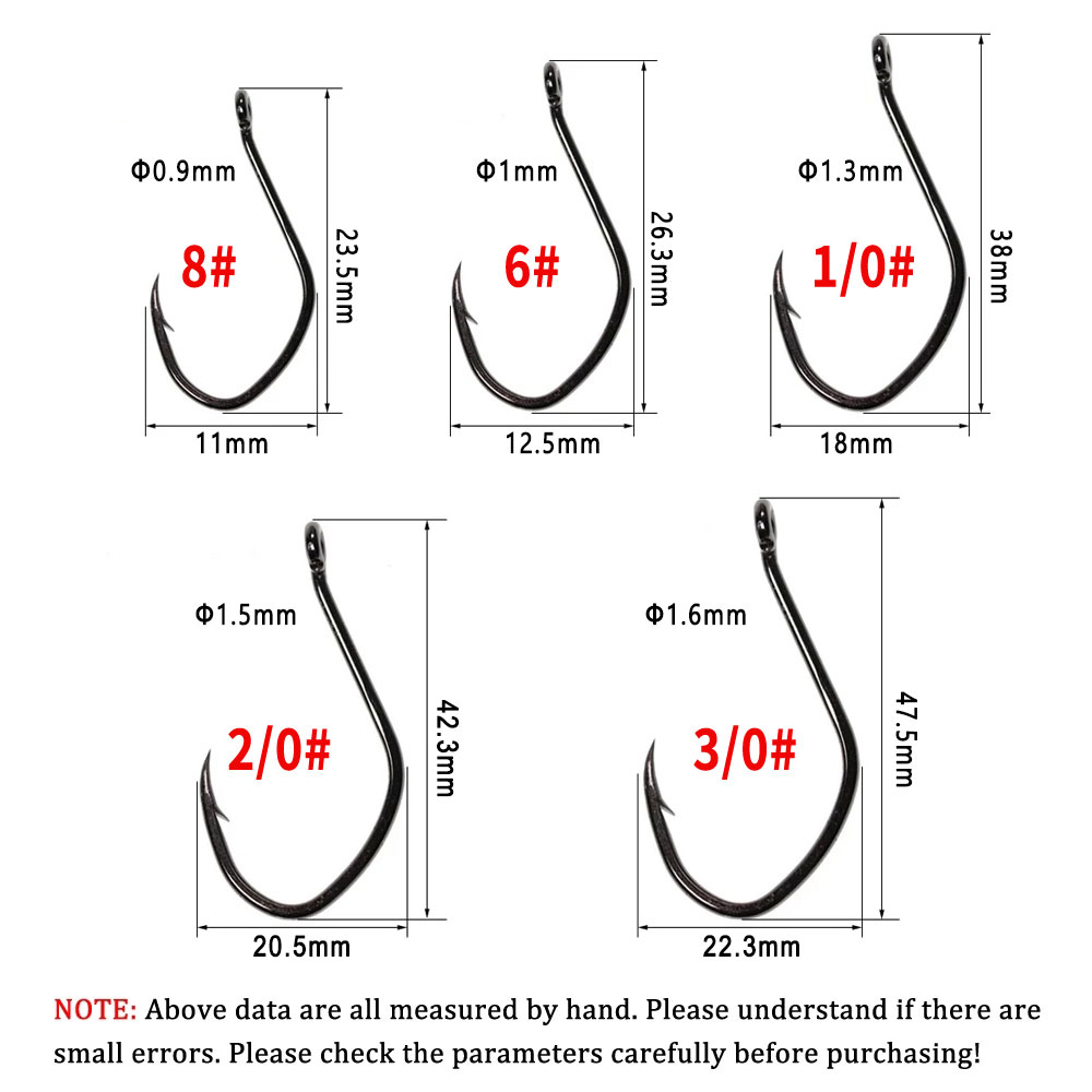 Wifreo 20 Chiếc Hình Chữ V Cá  - đánh giá và giá Fishing Hook Barbless